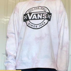 VANS Logo Crewneck- Tie Dye